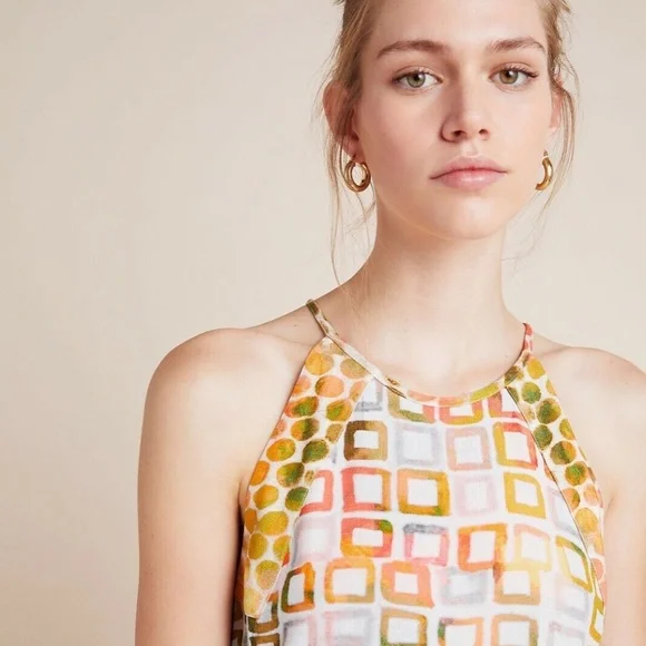 NWT Conditions Apply Anthropologie Watercolor Jumpsuit